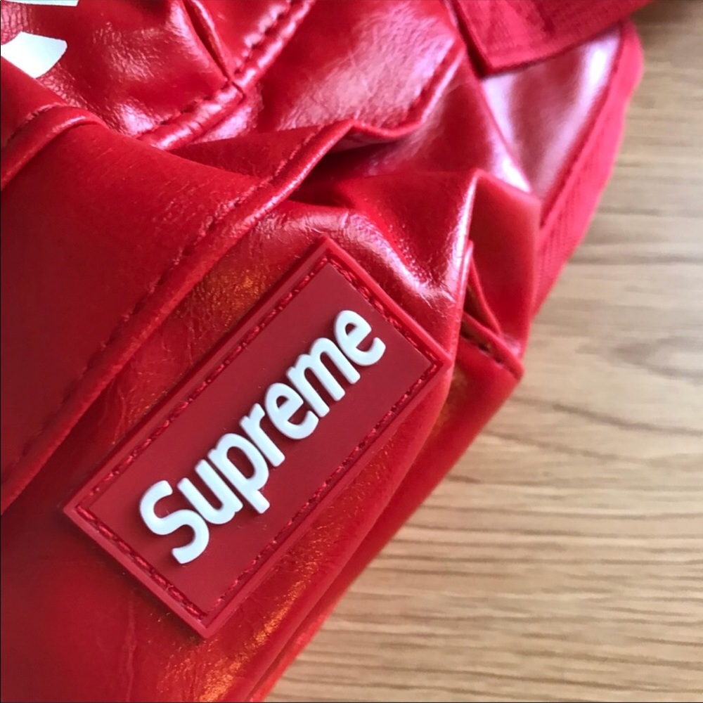 Red waist bag